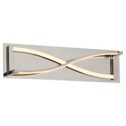 Hyperion 22" LED Vanity Light in Polished Nickel