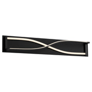 Hyperion 34" LED Vanity Light in Black