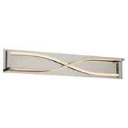 Hyperion 34" LED Vanity Light in Polished Nickel