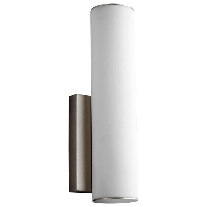 Fugit 12" LED Wall Sconce in Satin Nickel