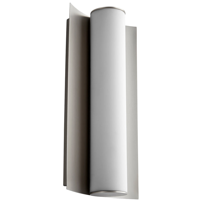 Wave 13" LED Wall Sconce in Satin Nickel