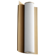 Wave 13" LED Wall Sconce in Aged Brass