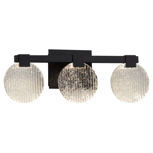 Axiom 3 Light LED Vanity Light in Black