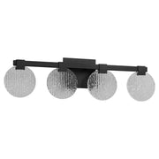 Axiom 4 Light LED Vanity Light in Black
