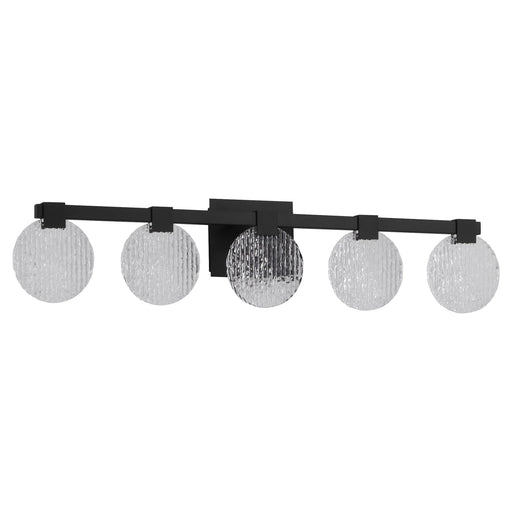 Axiom 5 Light LED Vanity Light in Black