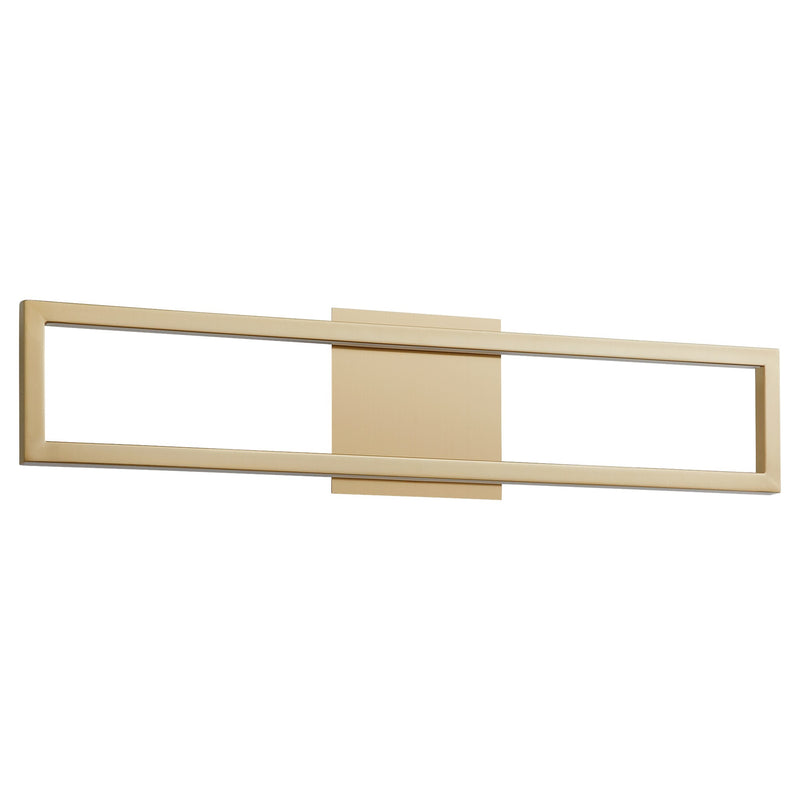 Xanni 25" LED Vanity Light in Aged Brass