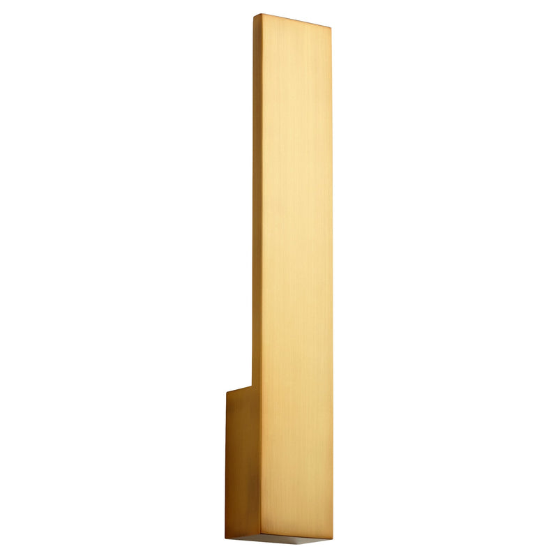 Icon LED Wall Sconce in Aged Brass