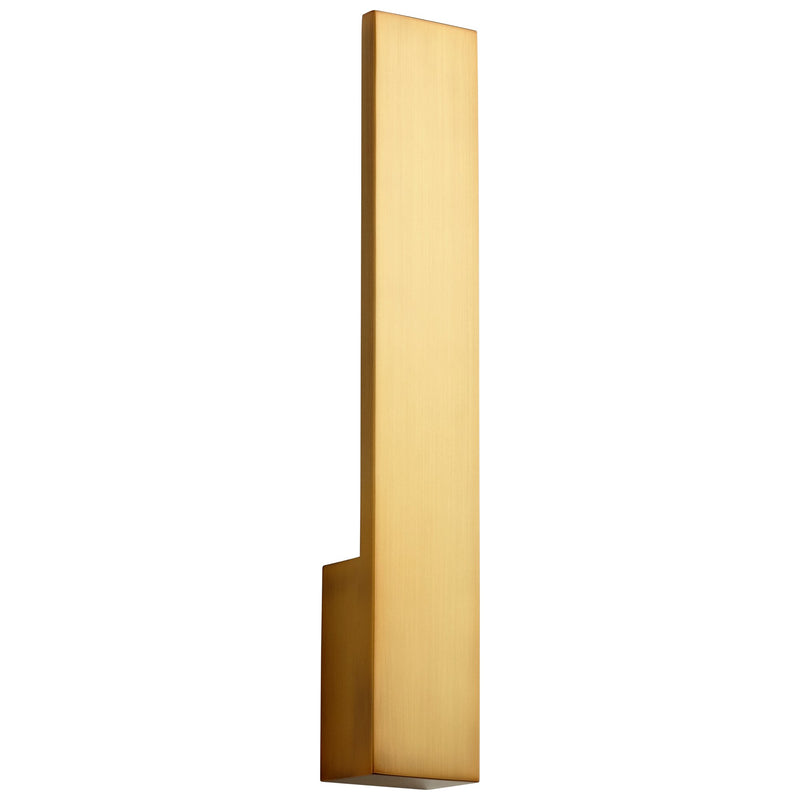 Icon LED Wall Sconce in Aged Brass