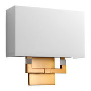 Chameleon Large LED Wall Sconce in Aged Brass