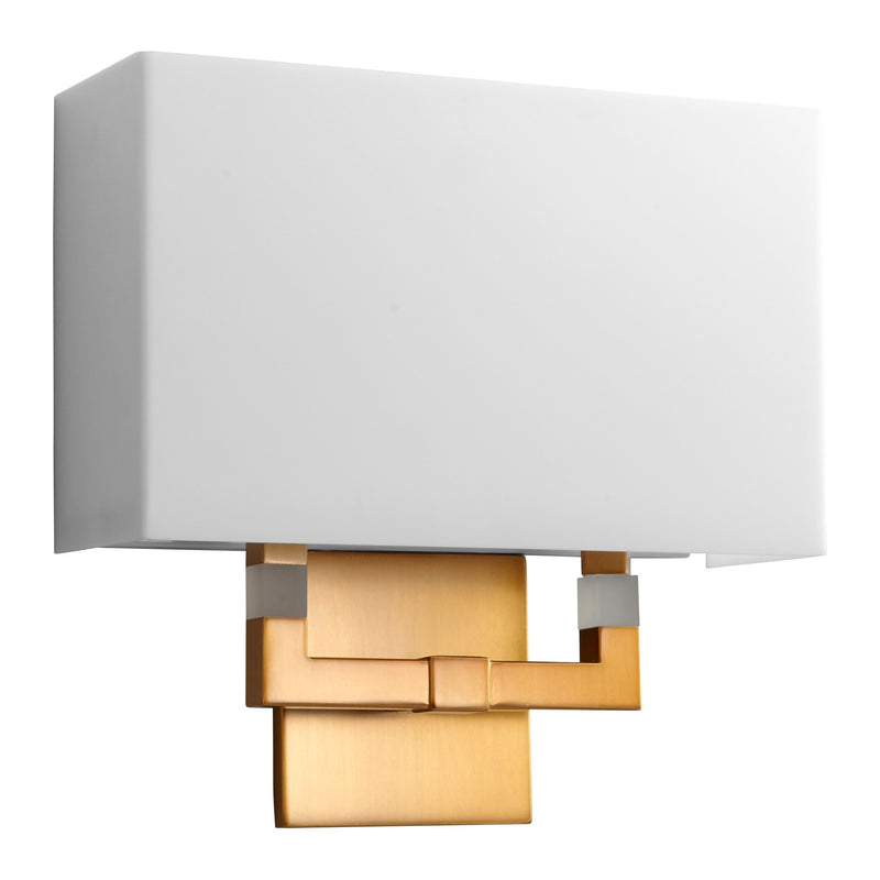 Chameleon Large LED Wall Sconce in Aged Brass