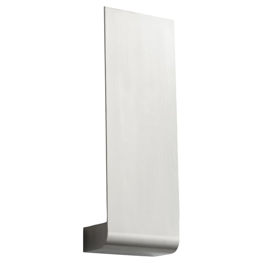 Halo Large LED Wall Sconce in Satin Nickel