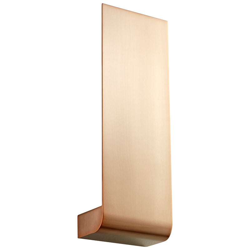 Halo Large LED Wall Sconce in Satin Copper