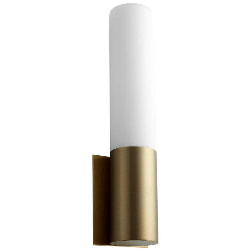 Magnum LED Wall Sconce in Aged Brass