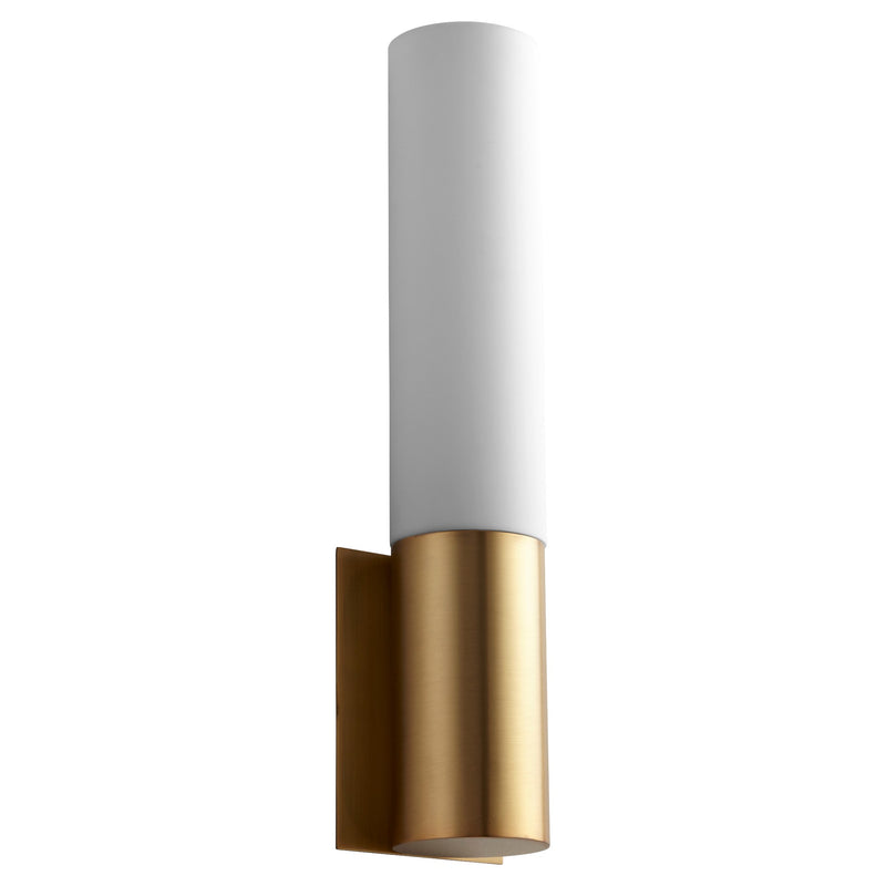 Magnum LED Wall Sconce in Aged Brass