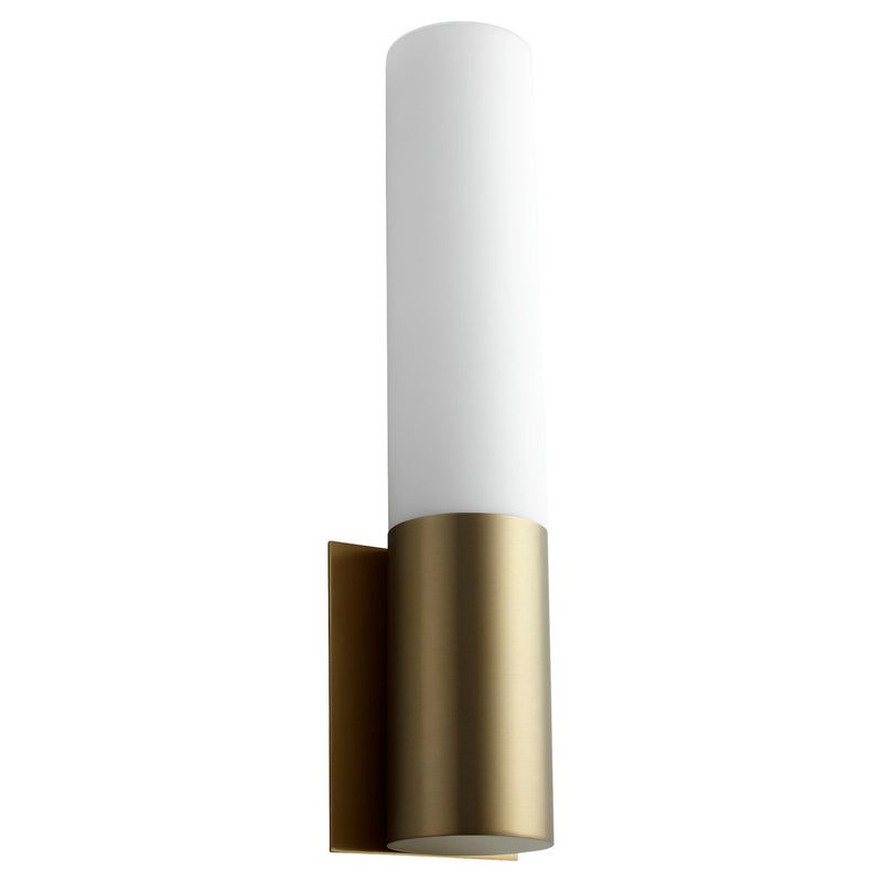 Magnum LED Wall Sconce in Aged Brass