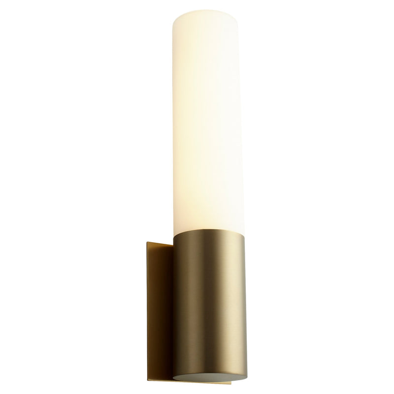 Magnum LED Wall Sconce in Aged Brass