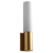 Magnum LED Wall Sconce in Aged Brass