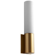 Magnum LED Wall Sconce in Aged Brass