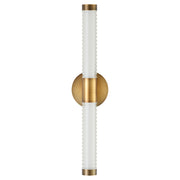 Vaden 22" LED Vanity Light in Brushed Brass
