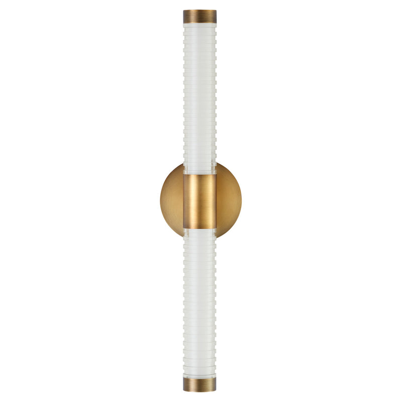 Vaden 22" LED Vanity Light in Brushed Brass
