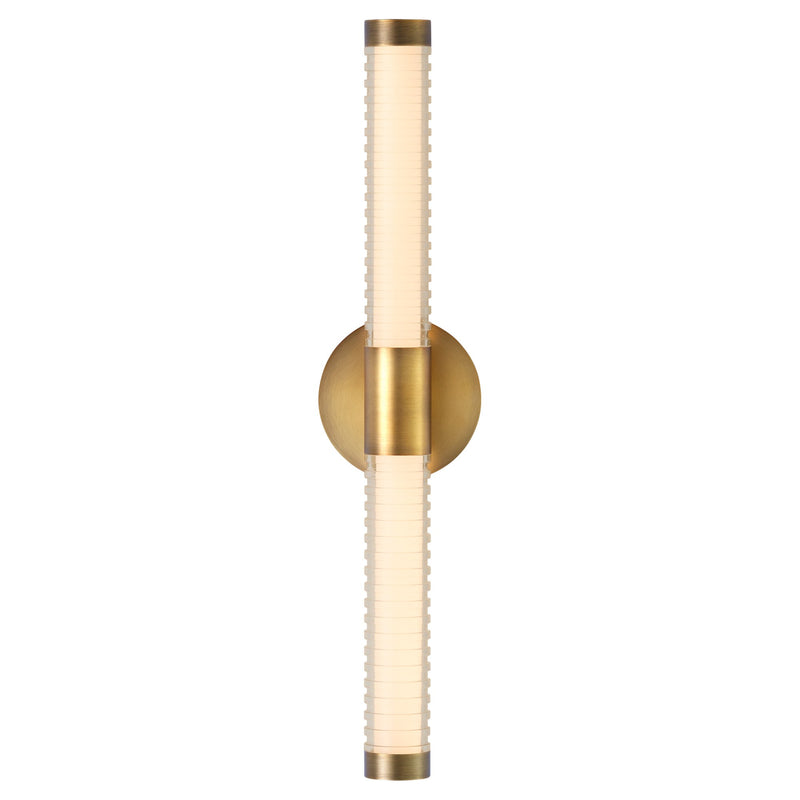 Vaden 22" LED Vanity Light in Brushed Brass