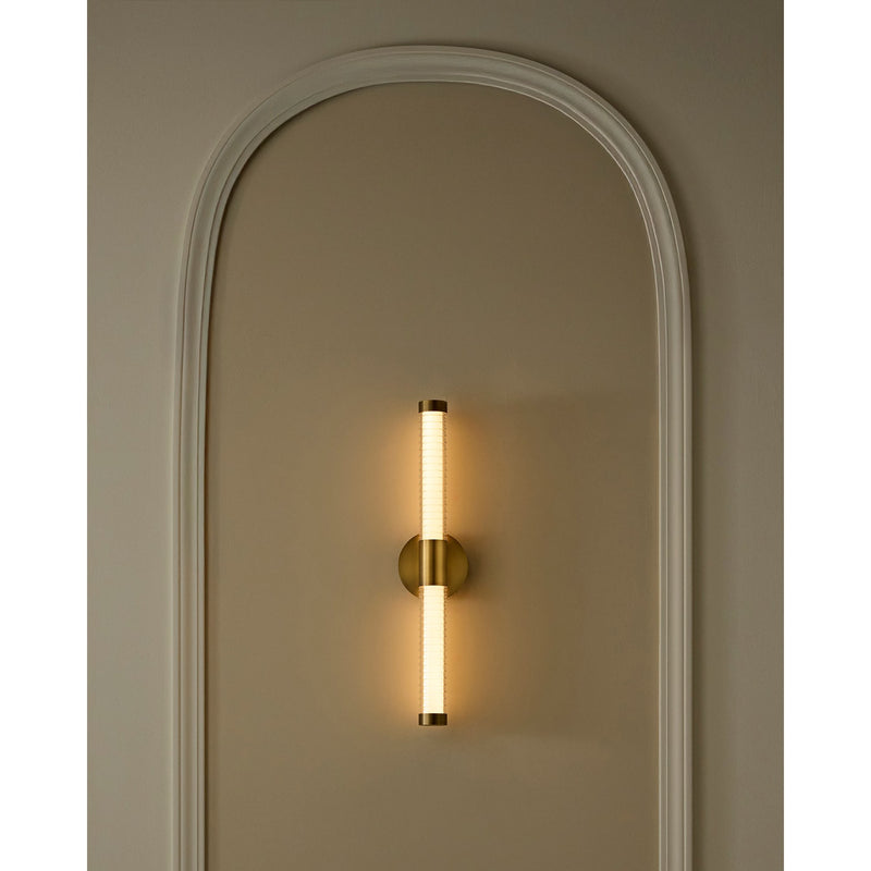 Vaden 22" LED Vanity Light in Brushed Brass