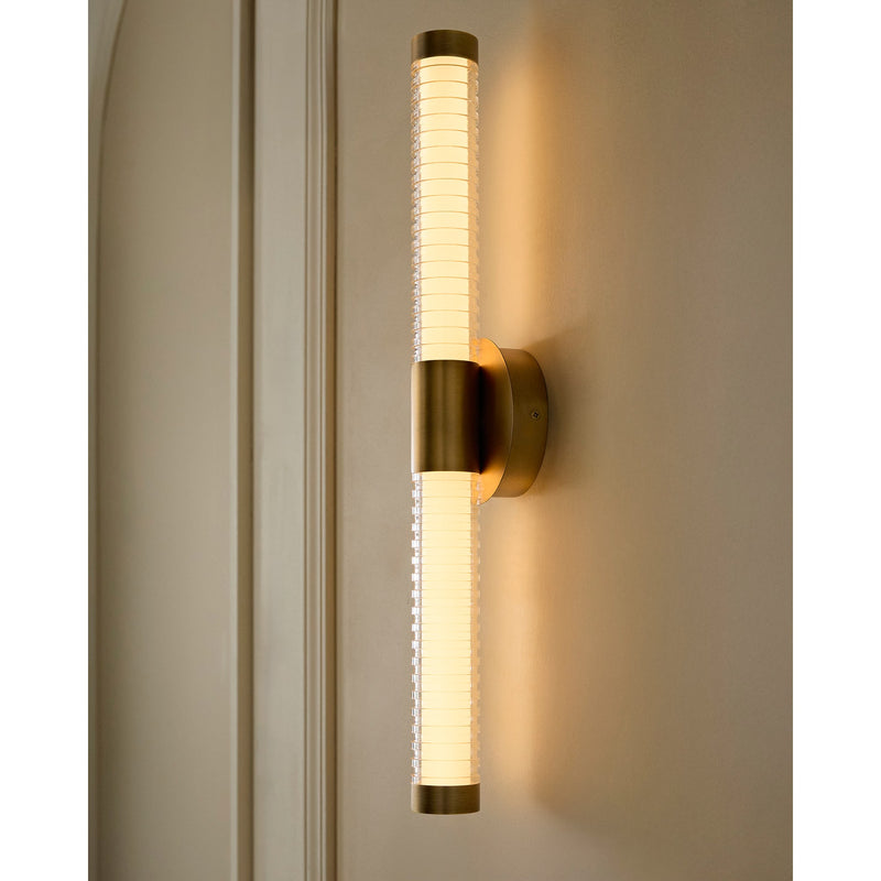 Vaden 22" LED Vanity Light in Brushed Brass