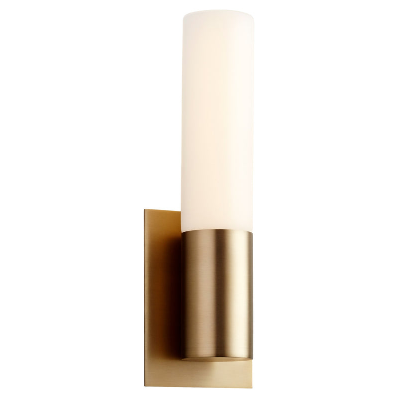 Magneta LED Wall Sconce in Aged Brass