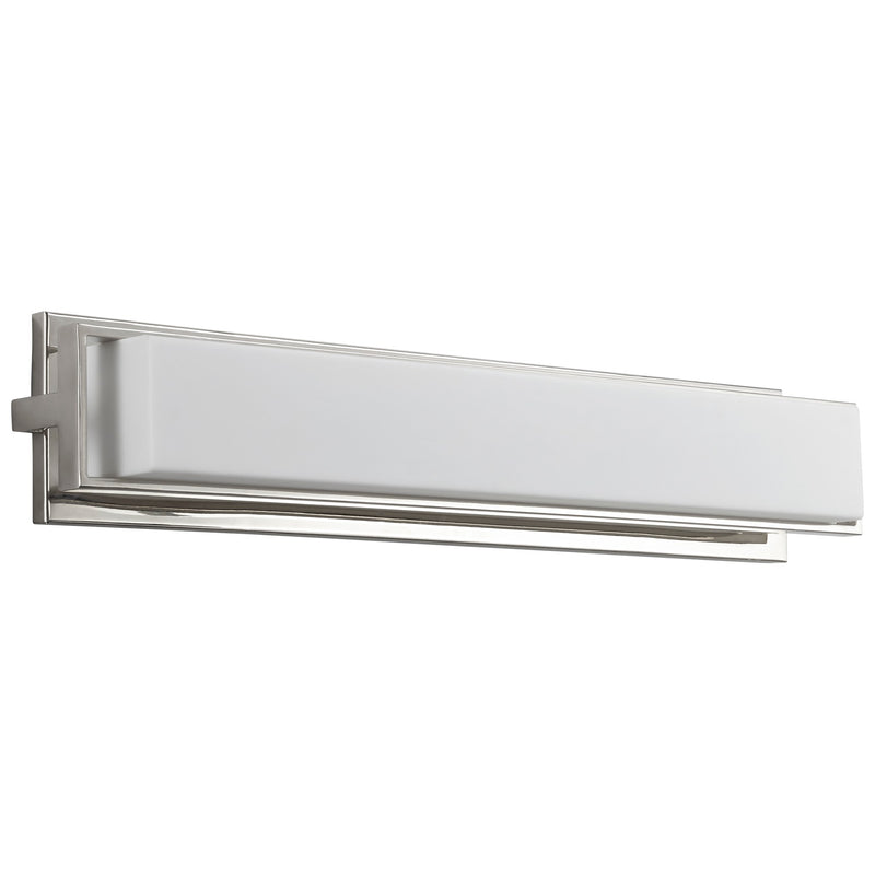 Plato 26" LED Vanity Light in Polished Nickel