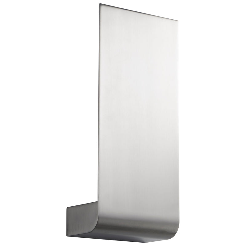 Halo Small LED Wall Sconce in Satin Nickel