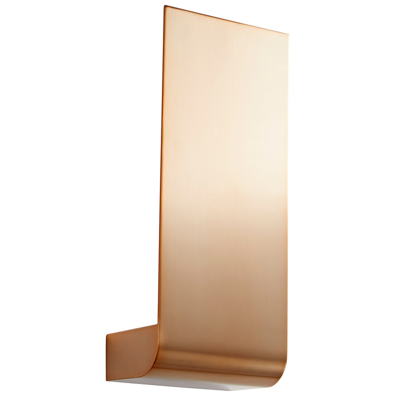Halo Small LED Wall Sconce in Satin Copper