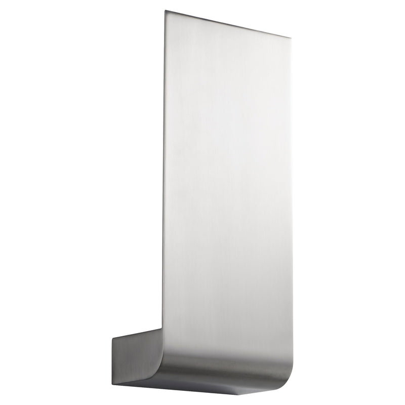 Halo Small LED Wall Sconce in Satin Nickel