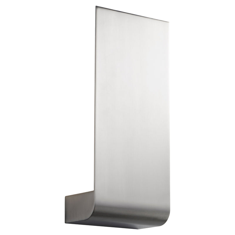 Halo Small LED Wall Sconce in Satin Nickel