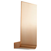 Halo Small LED Wall Sconce in Satin Copper