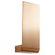 Halo Small LED Wall Sconce in Satin Copper
