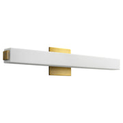 Adelphi 24" LED Vanity Light in Aged Brass