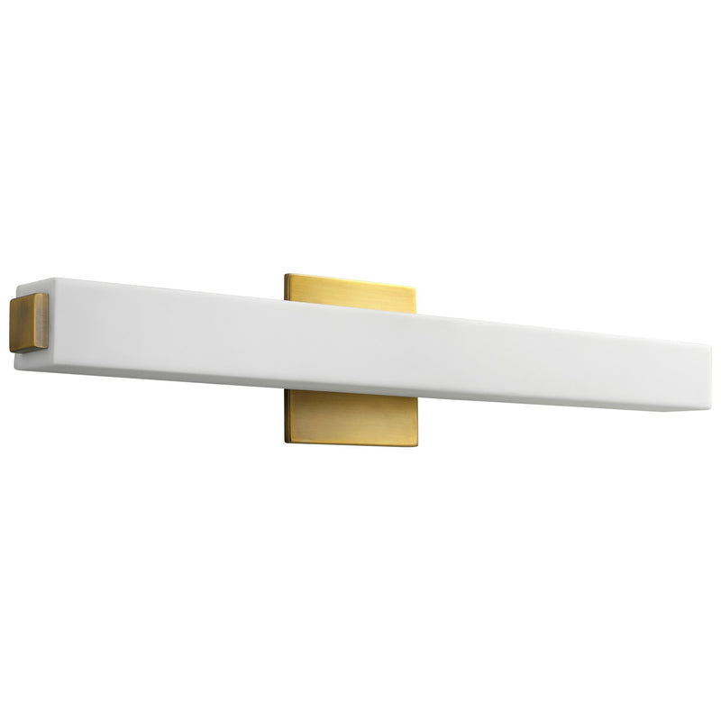 Adelphi 24" LED Vanity Light in Aged Brass