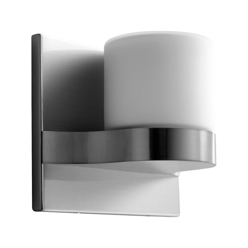 Olio Small LED Wall Sconce in Satin Nickel