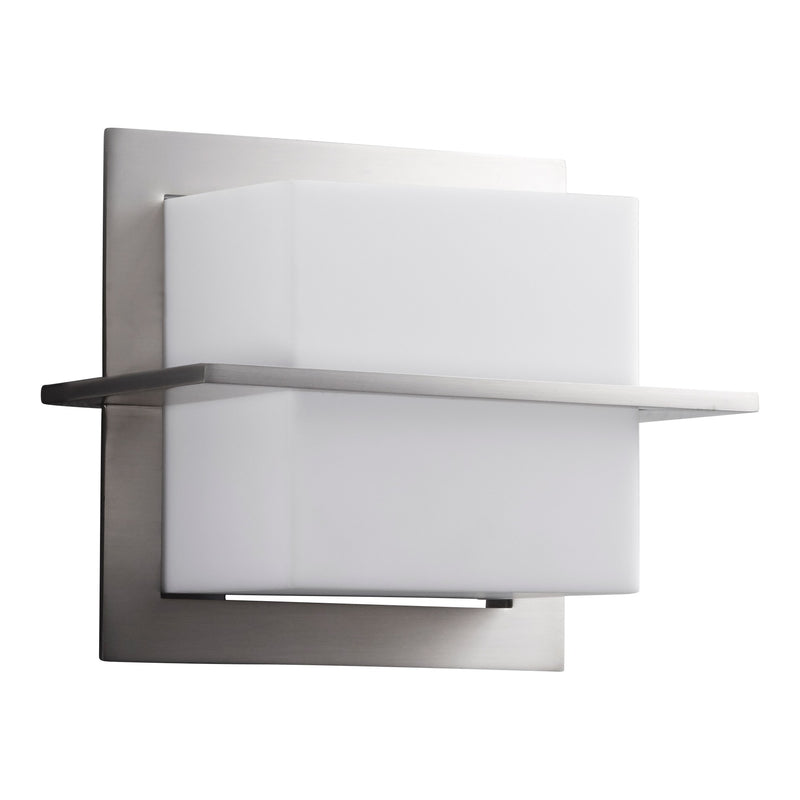 Metrix LED Wall Sconce in Satin Nickel