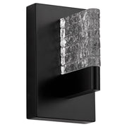 Gamma 1 Light LED Wall Mount in Black