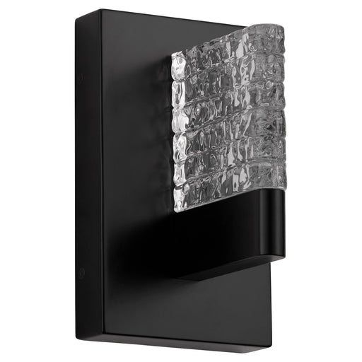 Gamma 1 Light LED Wall Mount in Black