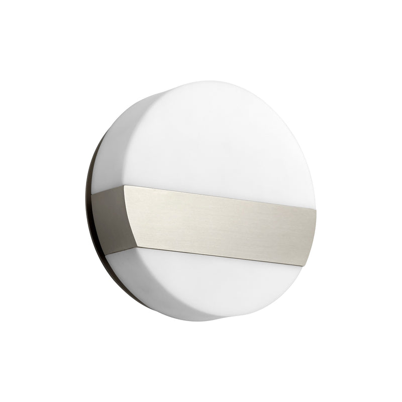 Aurora 6" LED Wall Sconce in Satin Nickel