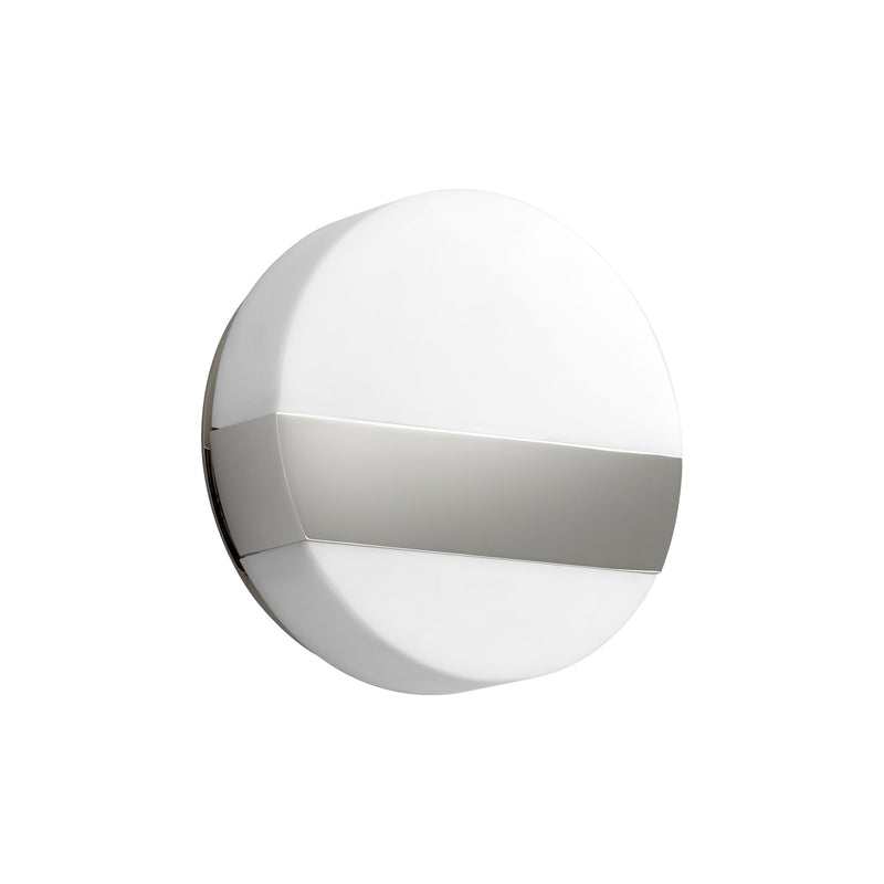 Aurora 6" LED Wall Sconce in Polished Nickel