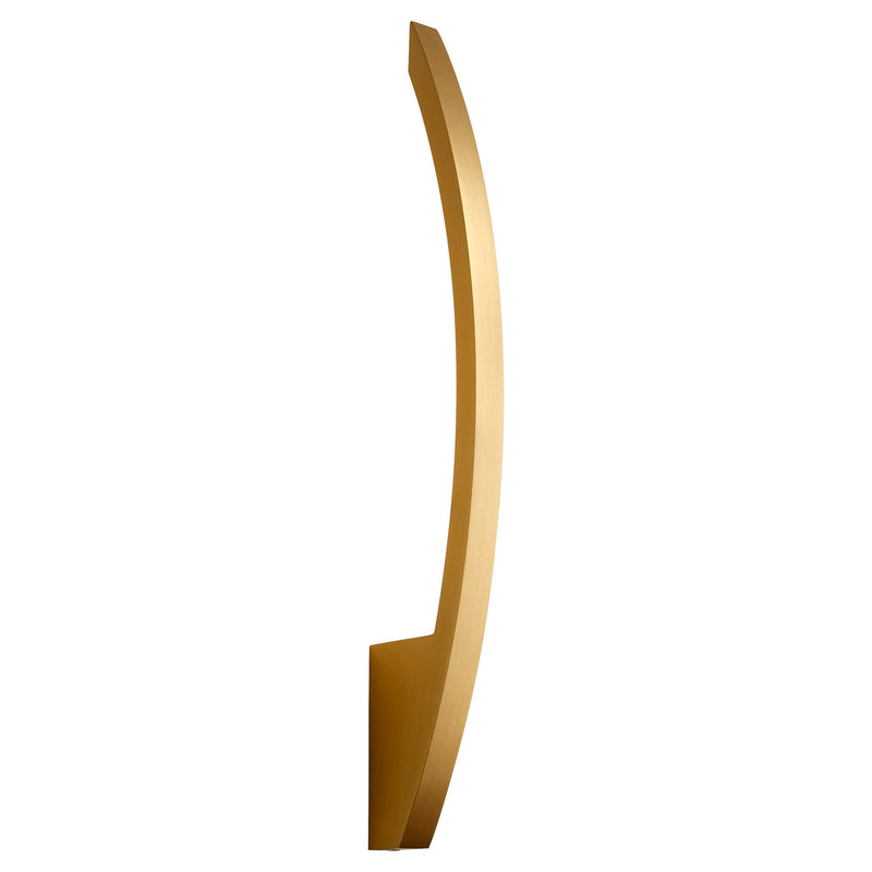 Bolo LED Wall Sconce in Aged Brass