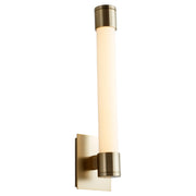 Zenith LED Wall Sconce in Aged Brass