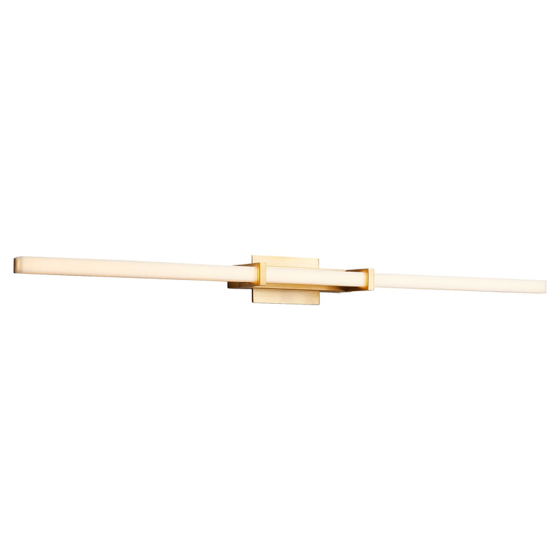 Wand 36" LED Vanity Light in Aged Brass