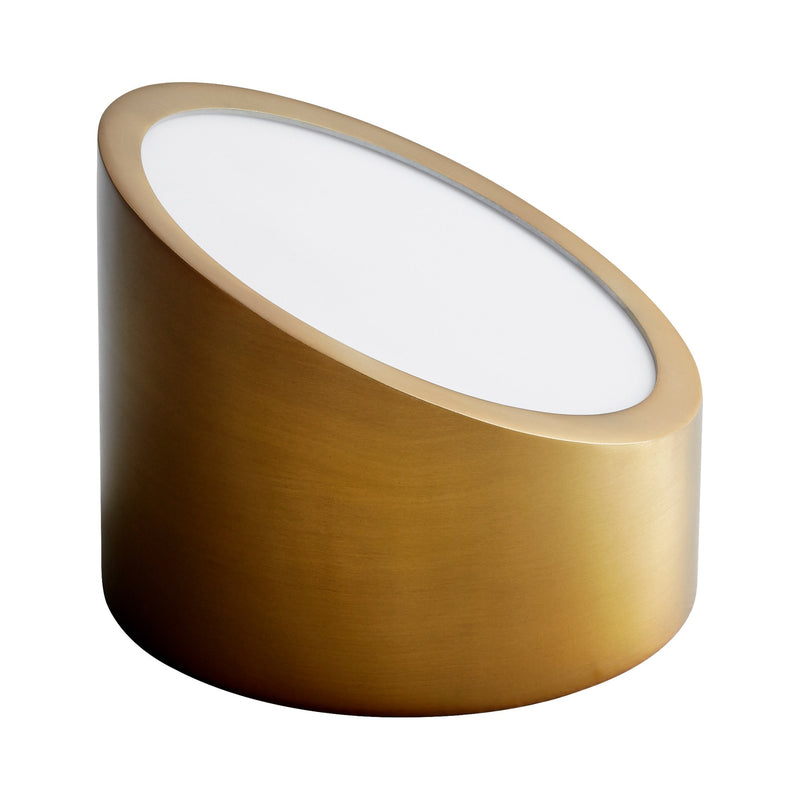 Zeepers LED Wall Sconce in Aged Brass