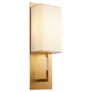 Epoch LED Wall Sconce in Aged Brass