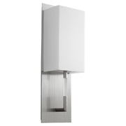 Epoch Acrylic Shade LED Wall Sconce in Satin Nickel