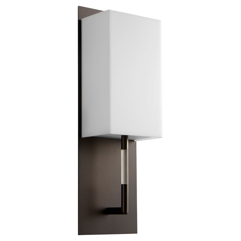 Epoch Acrylic Shade LED Wall Sconce in Oiled Bronze